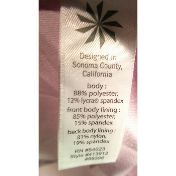 Athleta Women's Large Berry Pink Tinker Tank Top, Racerback Paisley Print - Picture 6 of 7